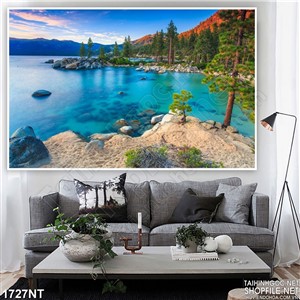 Tranh biển xanh giữa thung lũng