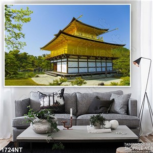 Tranh ngôi chùa nhỏ