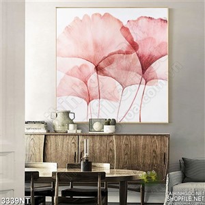 Tranh vẽ những chiếc lá mỏng manh