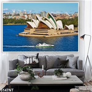 Tranh nhà hát lớn của nước Úc xinh đẹp