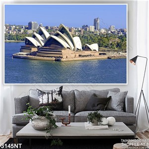 Tranh nhà hát lớn nước ÚC treo tường