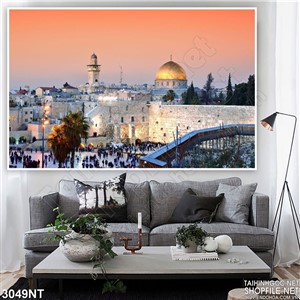 Tranh thành phố trong ánh hoàng hôn