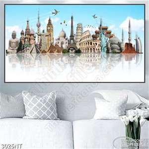 Tranh những công trình cổ vượt thời gian