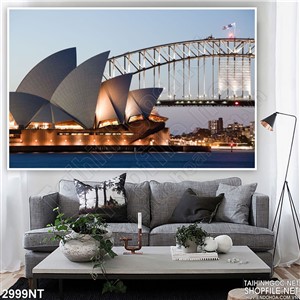 Tranh nhà hát nước Úc treo tường