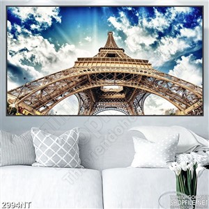 Tranh chân tháp effen hùng vĩ 3d