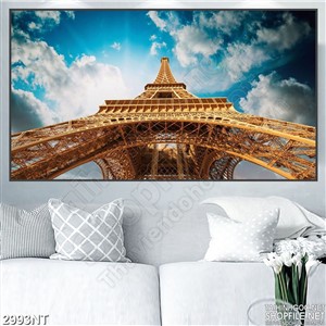 Tranh cận cảnh chân tháp effen