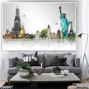 Tranh châu âu đầy tự hào in uv