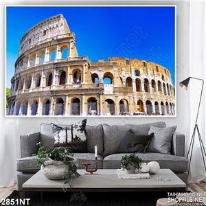 Tranh đấu trường la mã treo tường