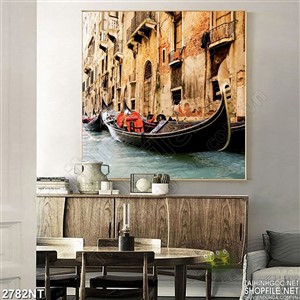 Tranh những con thuyền nối đuôi nhau