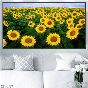 Tranh hoa hướng dương treo tường