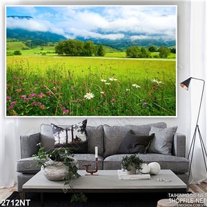 Tranh đồng hoa dại ngoài bìa rừng