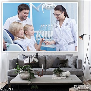 Tranh nha sĩ treo tường