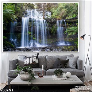 Tranh những dòng thác hiền hòa