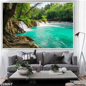 Tranh những con suối đổ về sông