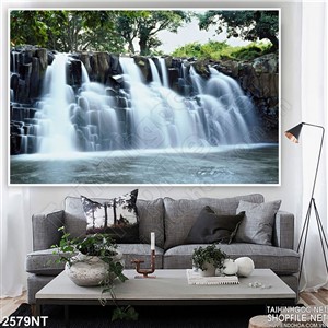 Tranh những bậc thàng nước chảy