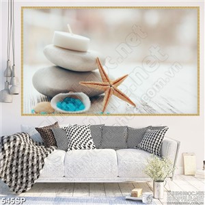 Tranh in spa sao biển