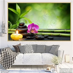 Tranh jpg đẹp cảnh trang trí spa