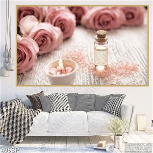 Tranh đẹp hoa hồng và tinh dầu