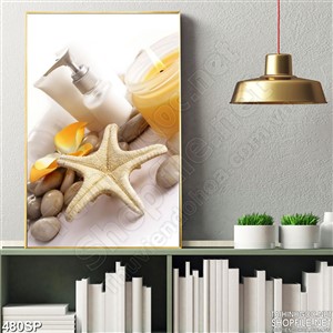 Tranh khổ dọc nến thơm đẹp in uv