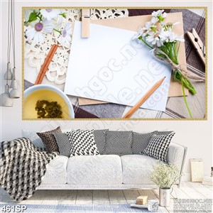 Tranh đẹp in wall note giấy