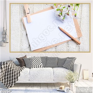 Tranh đẹp in uv ghi chú nhỏ