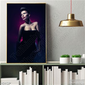 Tranh nghệ thuật cô gái gợi cảm