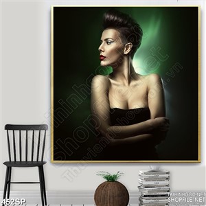 Tranh in cô gái style đẹp