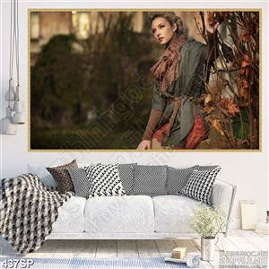 Tranh đẹp cô gái nga mùa thu