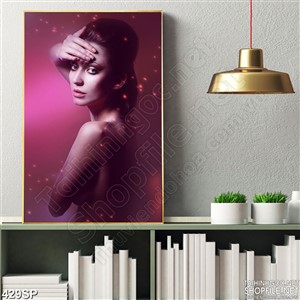 Tranh 3D ảo diệu cô gái đẹp