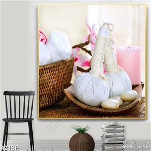 Tranh đẹp dụng cụ massage thái