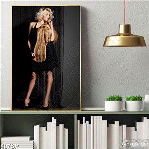 Tranh in spa cô gái dáng đẹp nhất