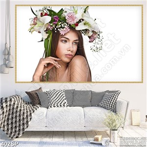 Tranh cô gái quyến rũ đẹp nhất