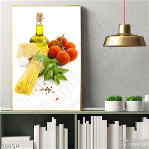 Tranh hoa quả in tường đẹp