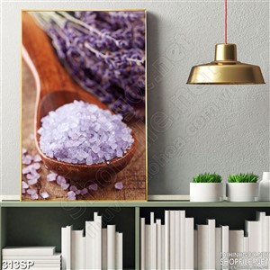 Tranh spa muối thơm lavender