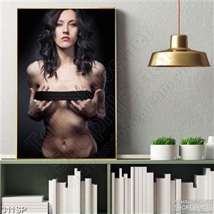 Tranh khổ dọc cô gái đẹp sexy