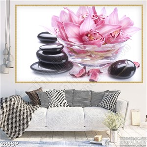 Tranh in uv trang trí spa