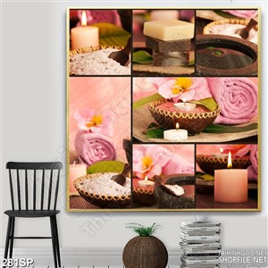 Tranh spa ghép hương liệu thơm