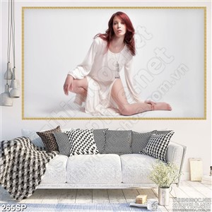 Tranh cô gái đẹp khêu gợi