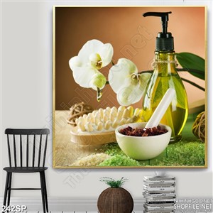 Tranh spa dầu oliu làm đẹp