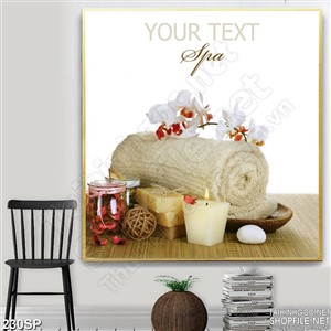 Tranh đẹp hoa lan mộc spa