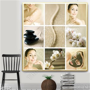 Tranh ghép đẹp làn da thủy tinh