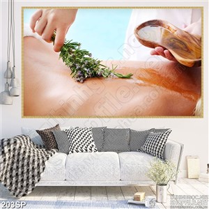 Tranh đẹp massage sauna tinh dầu