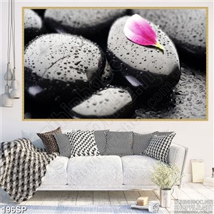 Tranh spa nghệ thuật cánh hồng