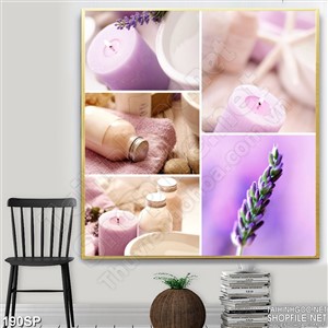Tranh ghép spa nến thơm thư giãn