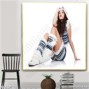 Tranh khổ vuông cô gái đẹp nhất