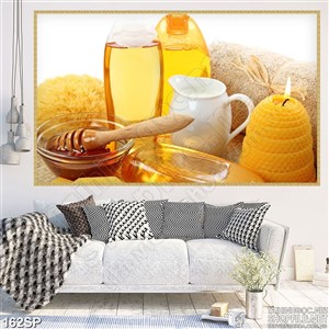 Tranh in wall mật ong chăm sóc da