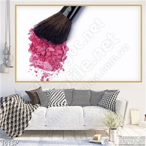 Tranh tường phấn má hồng spa