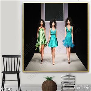 Tranh jpg ba cô gái model