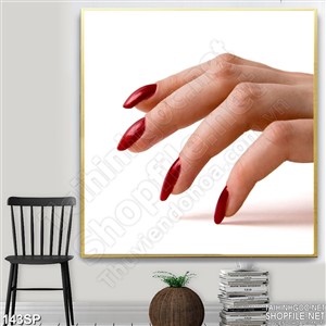 Tranh in uv spa nail