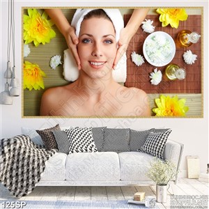 Tranh đẹp spa massage